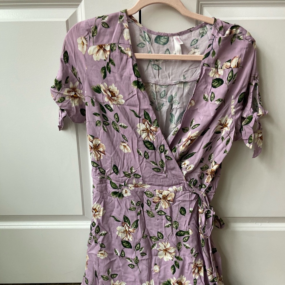 Lilac floral dress